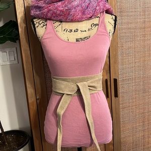 Ann Taylor LOFT knit tank top in pink